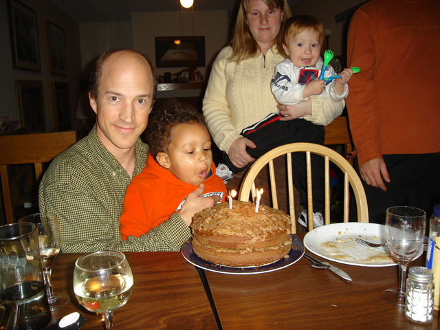 Greg's birthday with Joachim, Fort Collins, Colorado, 2007