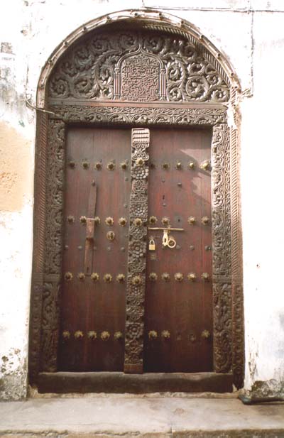 door, Zanzibar Town, Zanzibar, Tanzania, 1995