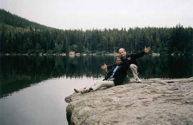 Greg and Joanitha at Bear Lake, Rocky Mountain National Park, Colorado, 2004