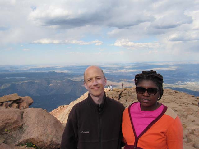 Greg and Joanitha, Pike's Peak, Pike National Forest, Colorado, 2019