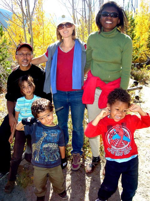 The Hirchi-Vogl family, Pingree Park, CSU Mountain Campus, Colorado, 2009