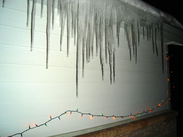 icicles, Fort Collins, Colorado, 2006