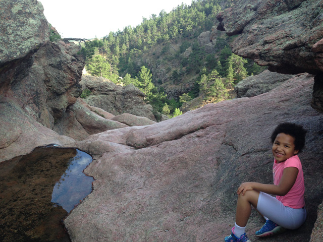 Irene at Horsetooth Falls, Fort Collins, Colorado, 2020