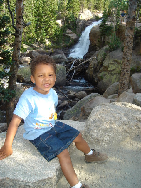 Joachim at Alberta Falls, Rocky Mountain National Park, Colorado, 2008
