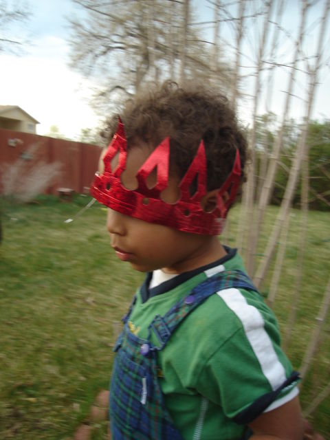 Joachim with a red crown, Fort Collins, Colorado, 2008