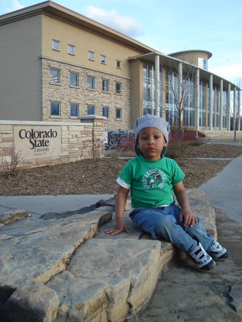 Joachim at the CSU Library, Fort Collins, Colorado, 2008