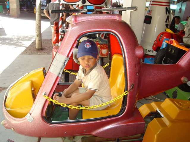Joachim in a helicopter, Manitou Springs, Colorado, 2010