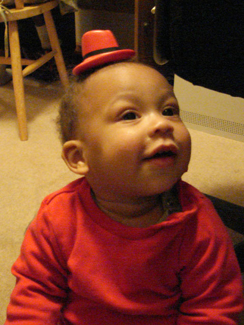 Joachim with red hat, Fort Collins, Colorado, 2006