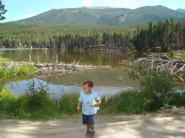 Joachim at Sprague Lake, Rocky Mountain National Park, Colorado, 2008