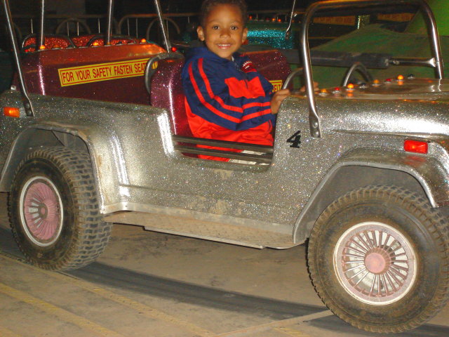 Joachim in a silver jeep, Taos, New Mexico, 2009