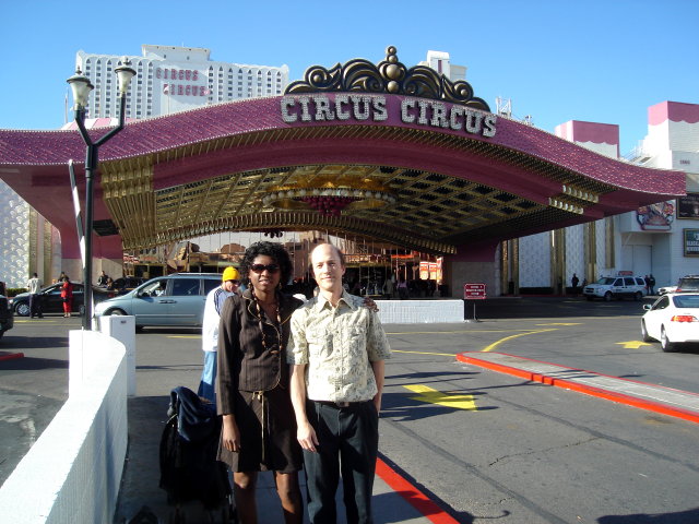 Joanitha and Greg at Circus Circus, Las Vegas, Nevada, 2009