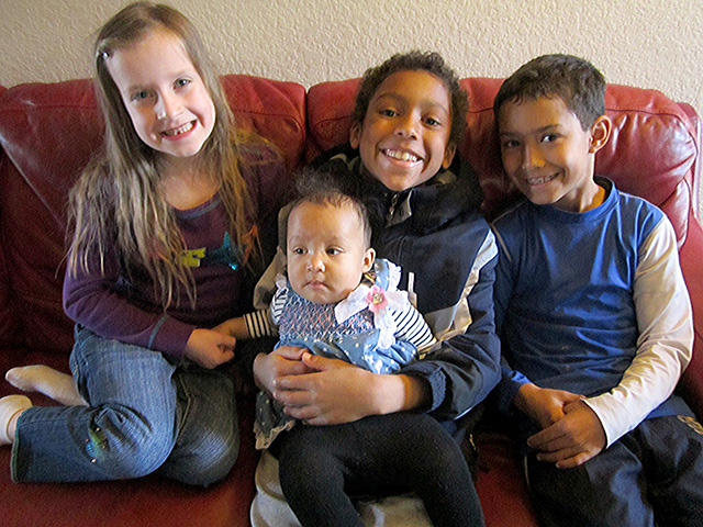 Kasey, Irene, Joachim and Tariq, Fort Collins, Colorado, 2014