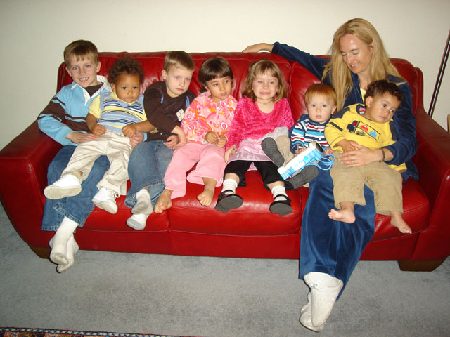 Mary and the seven cousins, Fort Collins, Colorado, 2006