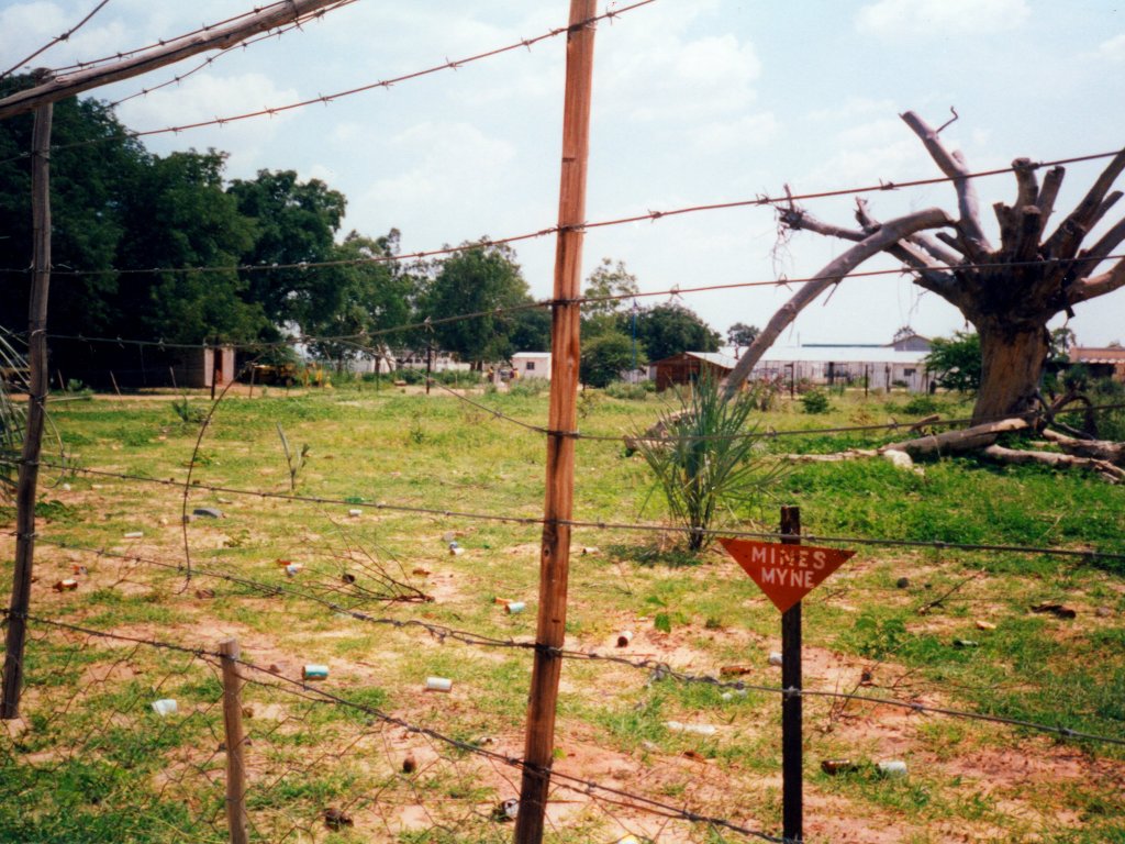 mine field, Ohangwena, Namibia, 1995