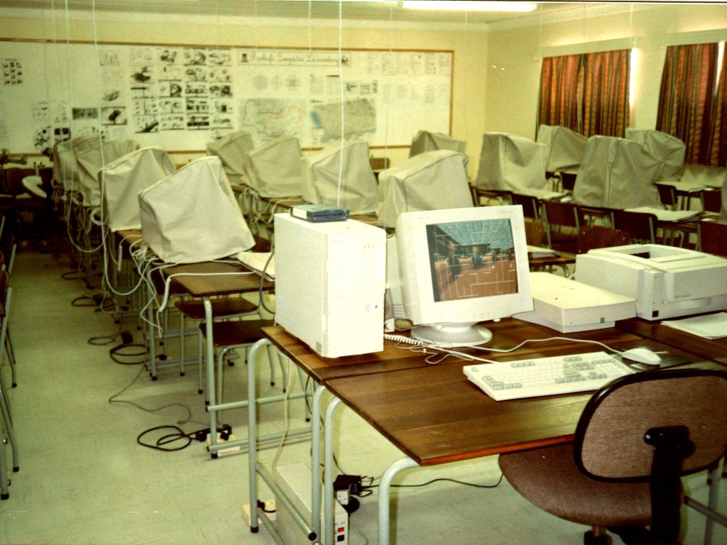 computer lab, Ponhofi school, Ohangwena, Namibia, 1997