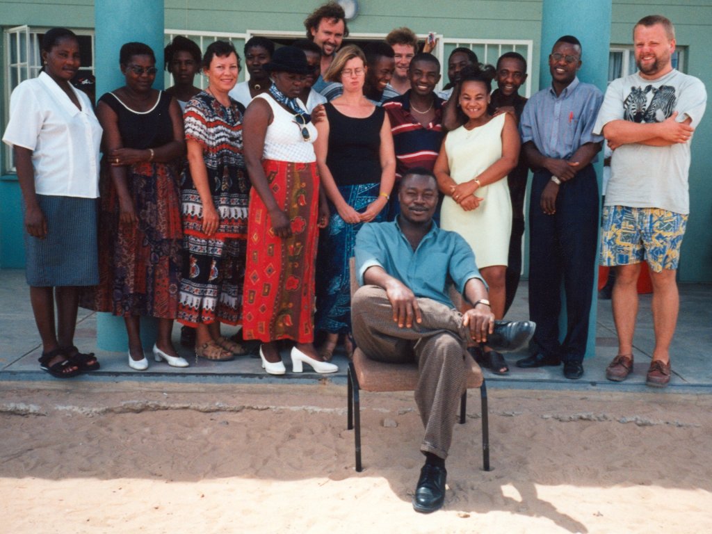 staff, Ponhofi Senior Secondary School, Ohangwena, Namibia, 1997