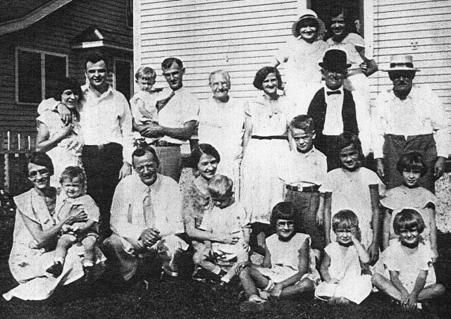 The Reinke family, , Wisconsin, 1930