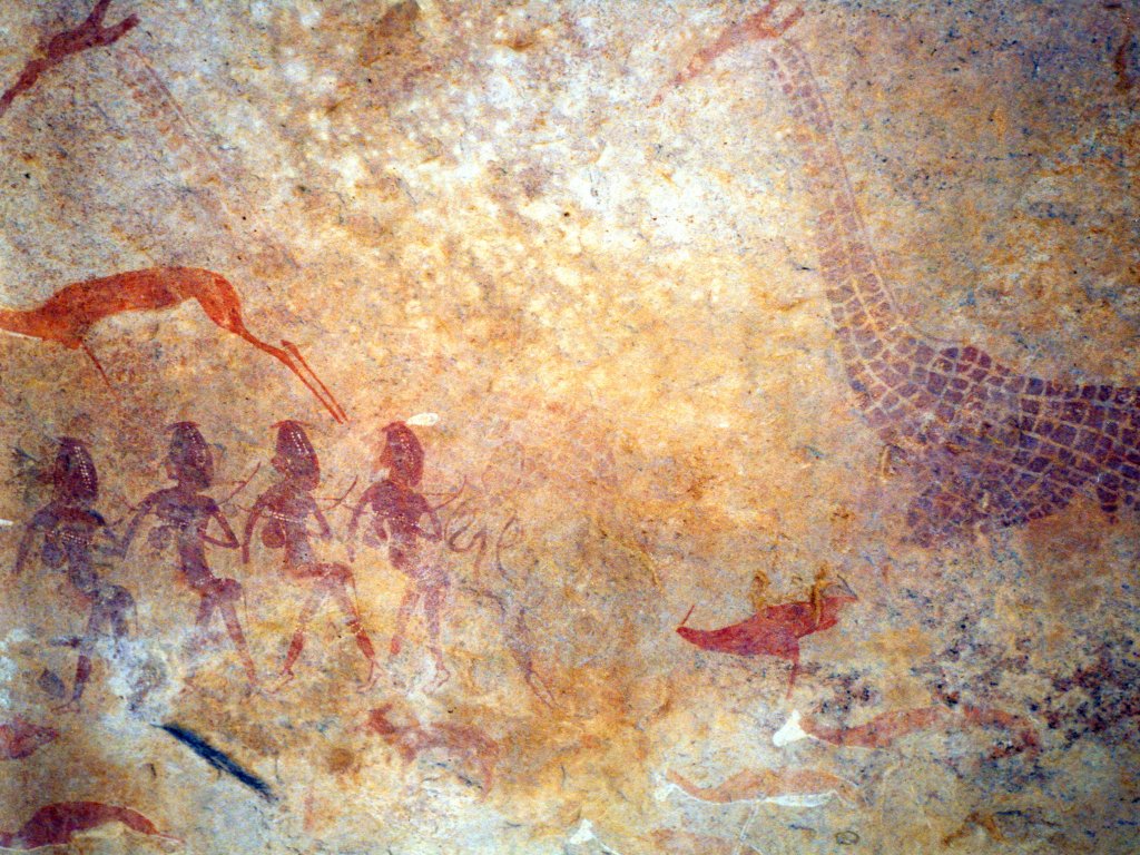 Rock paintings, Brandberg, Namibia, 1997