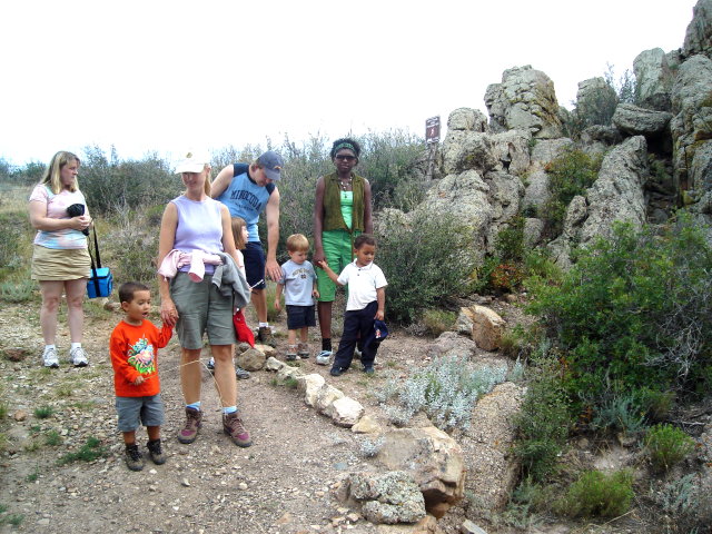 Vogl family at Devil's Backbone, Loveland, Colorado, 2008