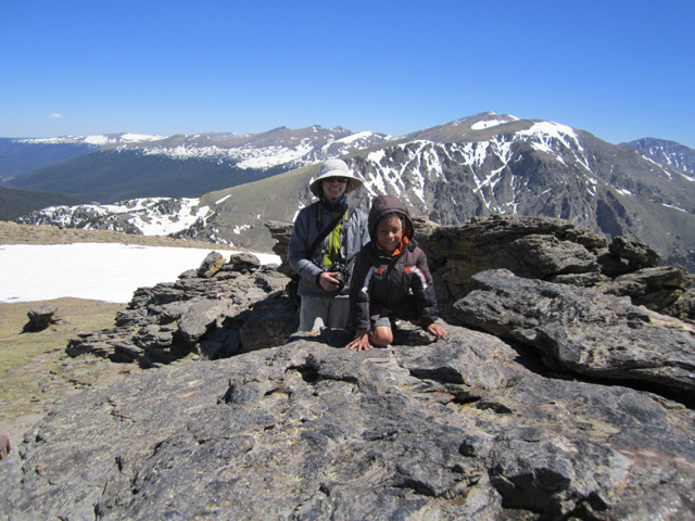 Yongli and Joachim at Rock Cut, Rocky Mountain National Park, Colorado, 2011