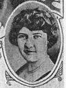 Anna Reinke as a shopgirl, Milwaukee, Wisconsin, 1925?