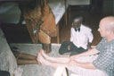 Greg and Joanitha being anointed, Bukoba, Tanzania, 2003
