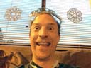 Greg with crown and snowflakes, Fort Collins, Colorado, 2019