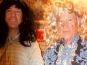 Greg, Don, Tariq and Joachim with wigs and dresses, Fort Collins, Colorado, 2010