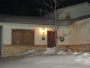 our house on a winter night, Fort Collins, Colorado, 2006