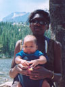 Joanitha and Joachim at Bear Lake, Rocky Mountain National Park, Colorado, 2005