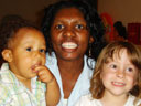 Joanitha with Cassie and Joachim, Fort Collins, Colorado, 2006