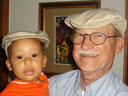 Joachim and Grandpa, Fort Collins, Colorado, 2006