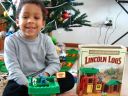Joachim with Lincoln Logs, Fort Collins, Colorado, 2009
