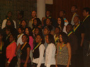 Joanitha at the CSU African American awards night, Fort Collins, Colorado, 2011