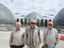 Norb, Mike and Don at the Domes, Milwaukee, Wisconsin, 2011