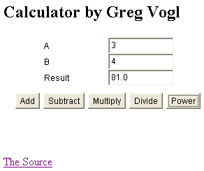 Calculator by Greg Vogl